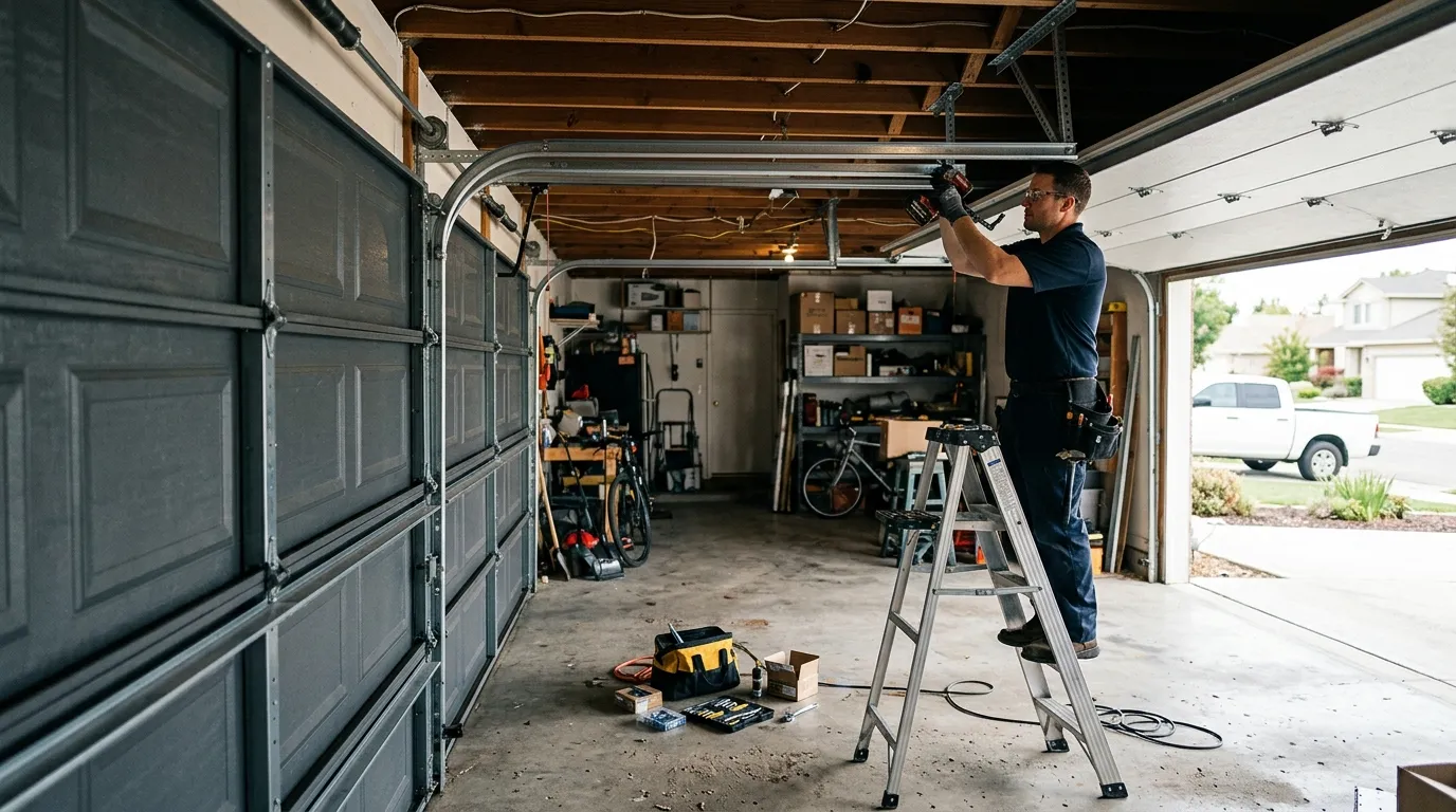 New Garage Door Installation for Stonecrest Homes in Atlanta