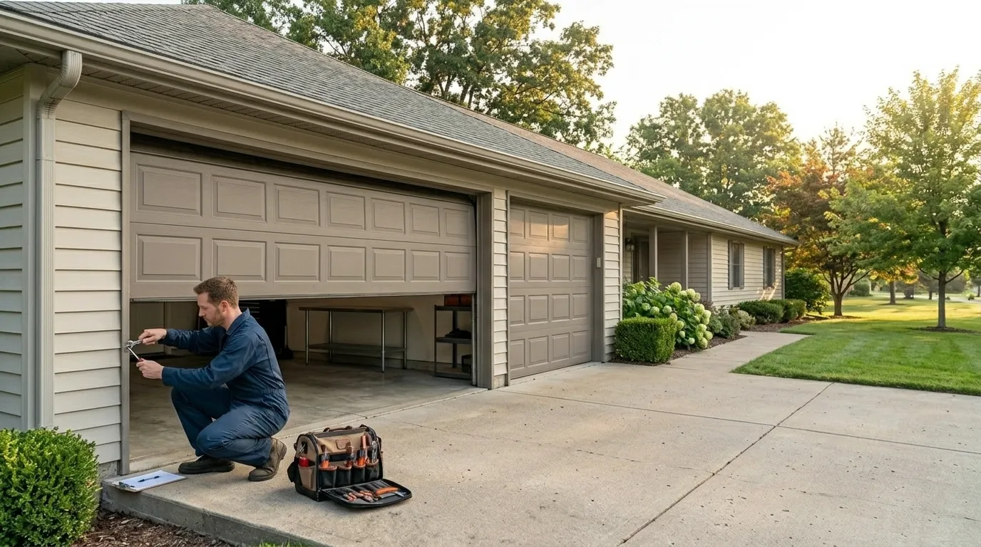 Off-Track Garage Door Repair for Brookhaven Homes in Atlanta